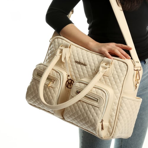 شنطة جلد أسباني قطعتين