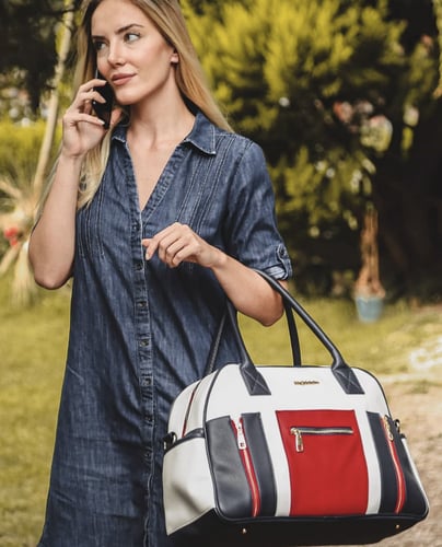 شنطة جلد أسباني