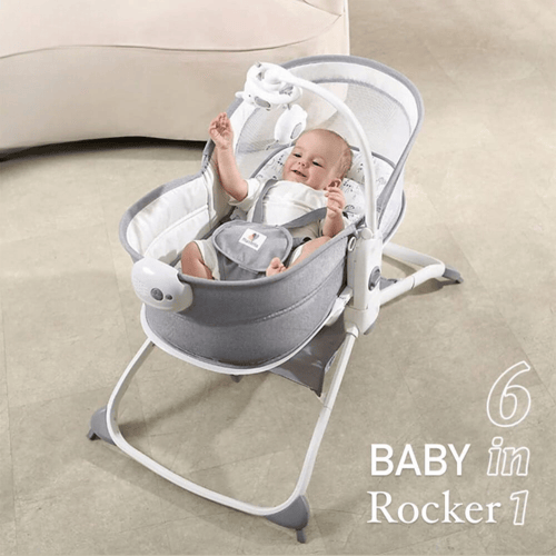 مهد الأطفال الهزاز من ماستيلا 6 في 1