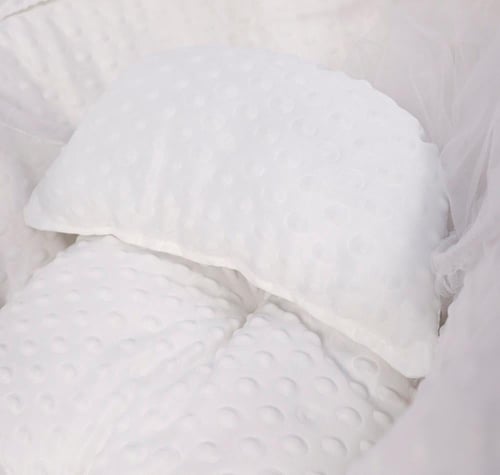 سلة مرتبة بحشوة لباد ناموسية مخدة