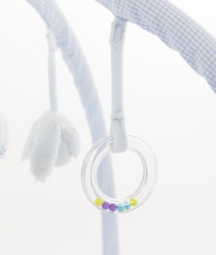 بساط جلسة اللعاب الدب - أزرق