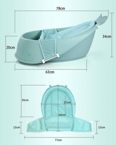 مروش الحوت للأطفال لون رمادي