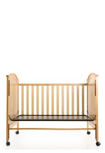 سرير خشب صنوبري شامل الناموسية