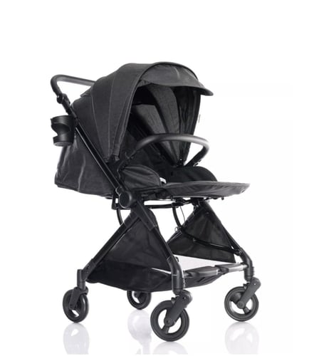 عربة أطفال أمامي وخلفي - وتدخل الطائرة- خفيفة الوز...