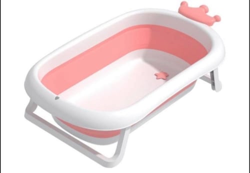 حوض استحمام لطفل مع قابلية لطي