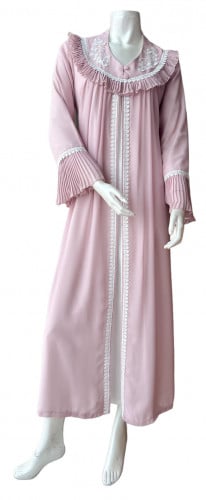 روب استقبال نفاس قطن و شيفون تصميم عصري وانيق لون...