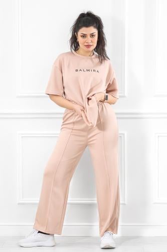 ترنج نسائي كاجوال طبي أكمام متوسطة الطول و تيشرت ط...