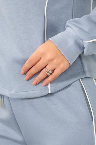 ترنج شتوي كاجوال سحاب رياضي مع قبعة