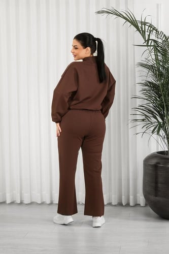 ترنج شتوي كاجوال سحاب بأكمام طويلة وجيب