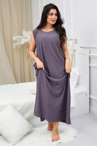 فستان ميدي بطول يصل للكاحل انيق عربي ماكسي حفر