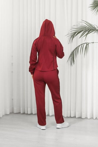 ترنج شتوي كاجوال سحاب رياضي مع قبعة