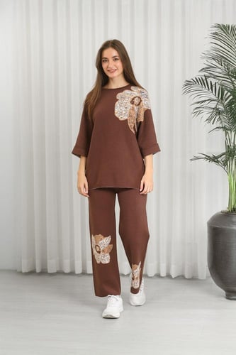 ترنج شتوي كاجوال مورد بأكمام متوسطة الطول