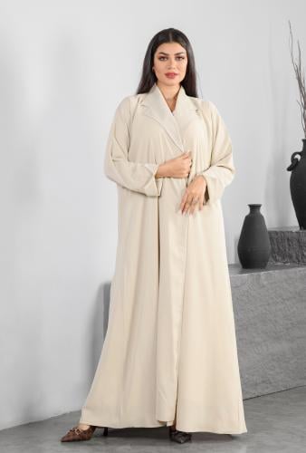 عباية كريب ناعم دبل كلوش