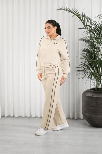 ترنج شتوي كاجوال سحاب بأكمام طويلة وجيب