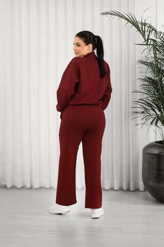 ترنج شتوي كاجوال سحاب بأكمام طويلة وجيب