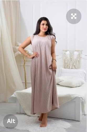 فستان ميدي بطول يصل للكاحل انيق عربي ماكسي حفر