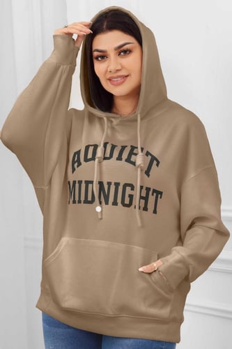 هودي بطبعة اماميه وقبعة