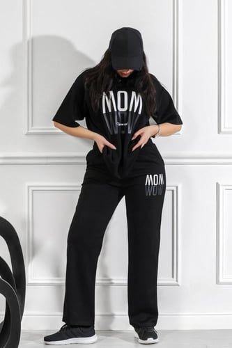 ترنج نسائي كاجوال طبي أكمام متوسطة الطول و تيشرت ط...