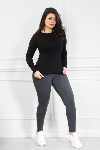 توب نسائي قطن بأكمام طويلة