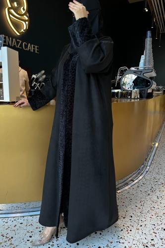 عباية شتويه بتصميم انيق