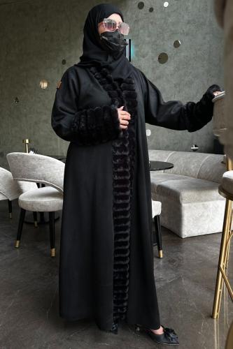 عباية شتويه بتصميم انيق