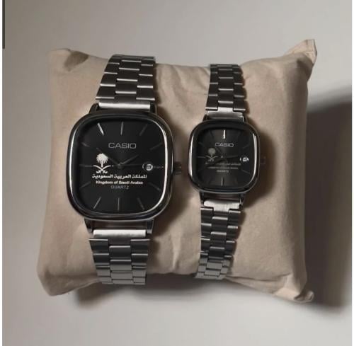 بكج كاسيو LTP كابلز فضي-اسود بشعار المملكة