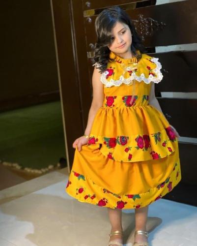 فستان رمضان للبنات– أناقة رمضانية بروح تراثية