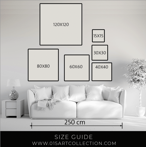 لوحة تجريد ABSTRACT YELLOW FLOWER