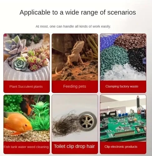 ملقاط ستاينلس ستيل للتيراريوم