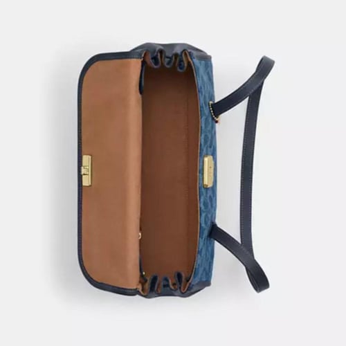 حقيبة كوتش كتف بريدجيت فلاب سيغنتشر دنيم تصل خلال...