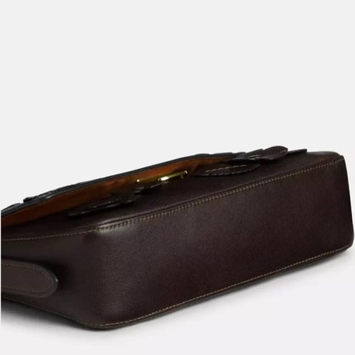 حقيبة كوتش ايتا سمول فلاب كتف مع زهور مطبقة تصل خل...