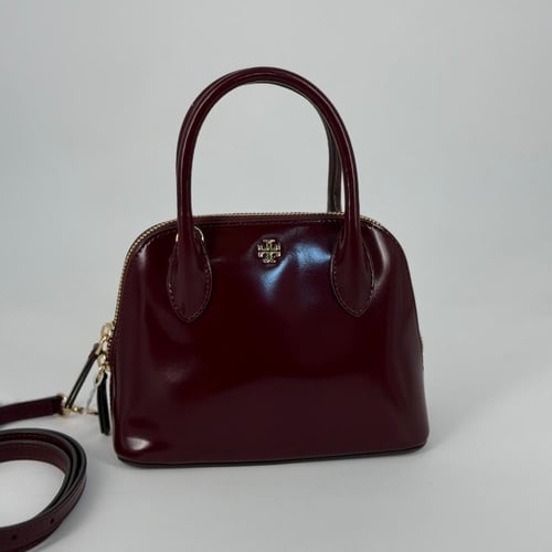 حقيبة توري بورش ايمرسون دوم لماع عنابي فوري | Tory...