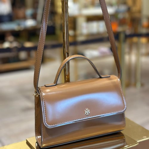 حقيبة توري بورش ايمرسون توب هاندل لماع فوري