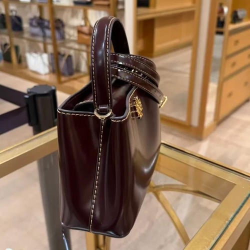 حقيبة توري بورش برتن توب هاندل عنابي فوري | Tory B...