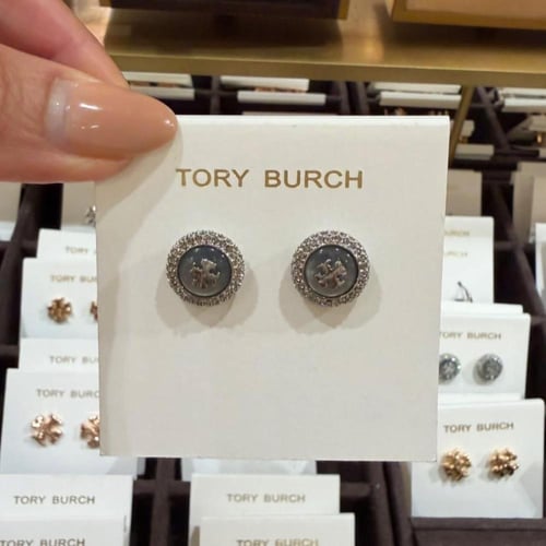 حلق توري بورش ميلر باف مرصعة فوري. Tory Burch Mill...