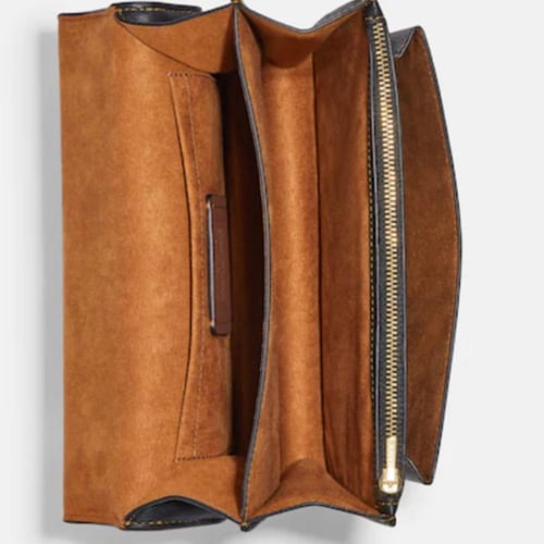 حقيبة كوتش كلير بيج/بني فوري