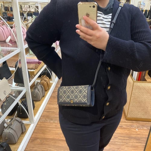 حقيبة توري بورش تي مونوغرام محفظة كروس بدي فوري