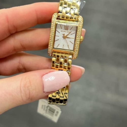 ساعة مايكل كورس فوري (20x20 mm (mini Monroe pave