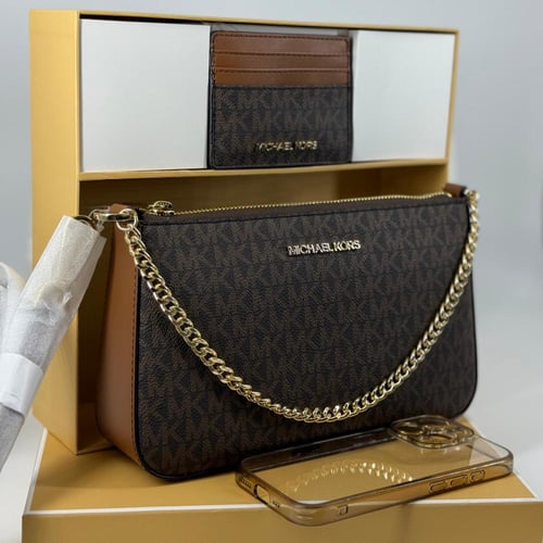 حقيبة مايكل كورس مع كارد هولدر فوري Michael Kors C...