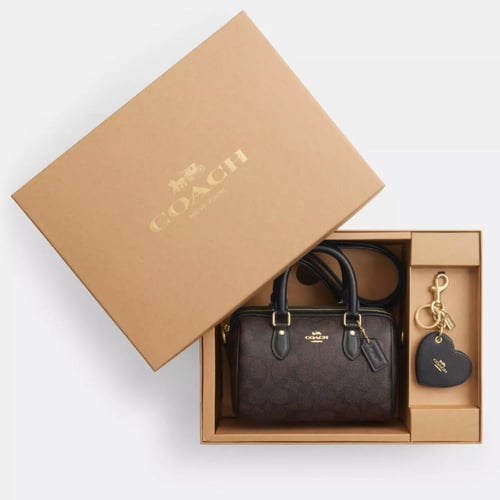 حقيبة كوتش ميني روان مع بوكس فوري | Coach Mini Row...