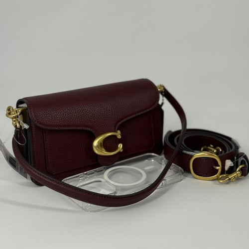 حقيبة كوتش تابي 20 عنابي فوري | Coach Tabby 20 Bag