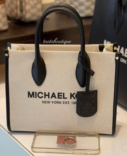 حقيبة مايكل كورس توت ميريلا قماش فوري Michael Kors...