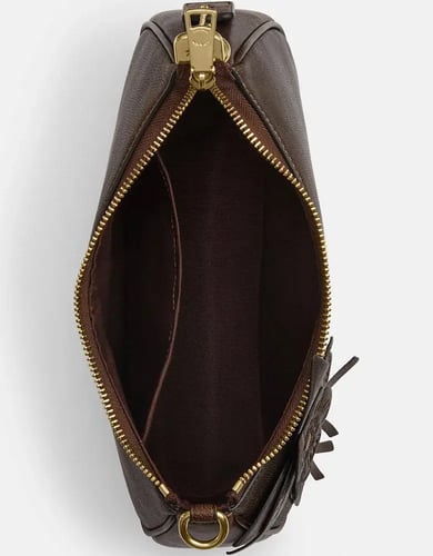 حقيبة كوتش تيري كتف مع زهور مطبقة تصل خلال ٢-٤ أسا...