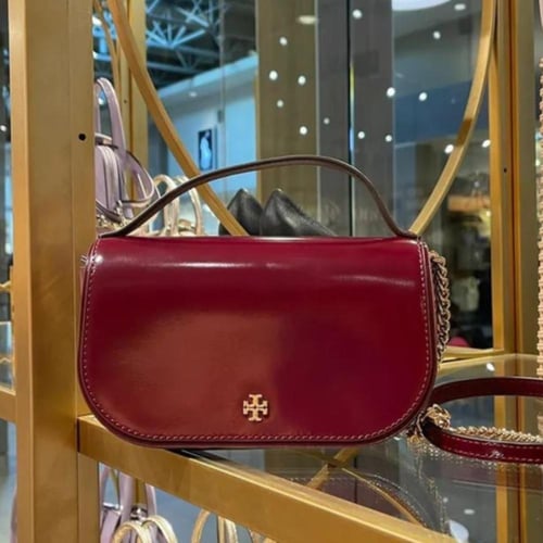 حقيبة توري بورش ايمرسون توب هاندل لماع فوري