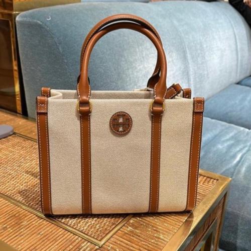 حقيبة توري بورش بليك توت قماش