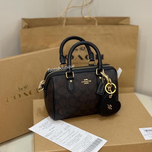 حقيبة كوتش ميني روان مع بوكس فوري | Coach Mini Row...