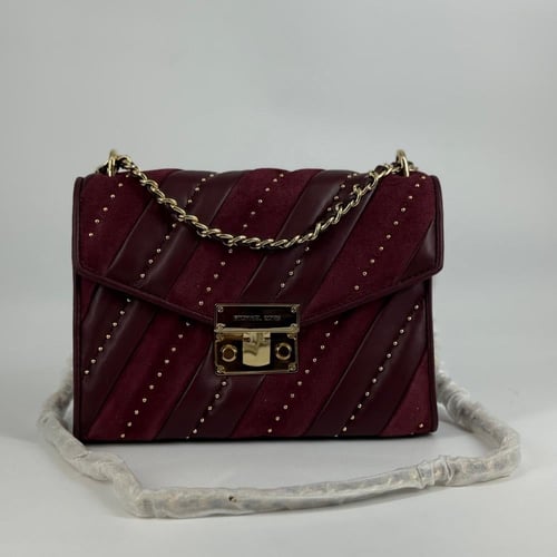 شنطة مايكل كورس مخمل كتف وكروس بدي فوري