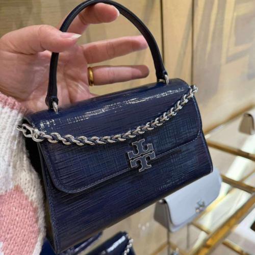 شنطة توري بورش برتن كحلي توب هاندل فوري