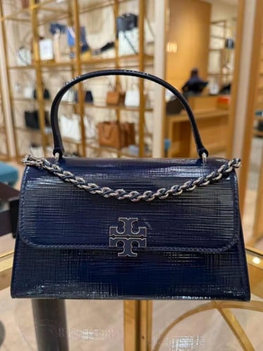 شنطة توري بورش برتن كحلي توب هاندل فوري