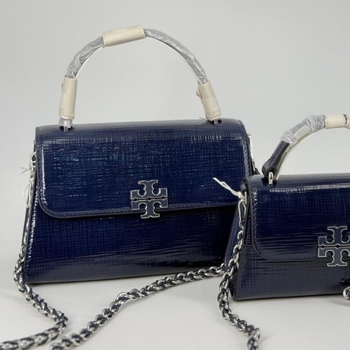 شنطة توري بورش برتن كحلي توب هاندل فوري